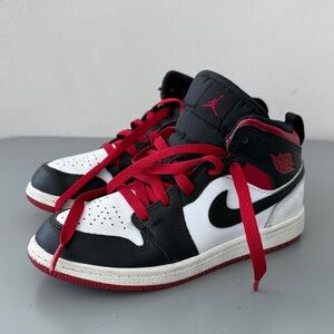 Nike Air Jordan Kids’ Red & Black High Tops